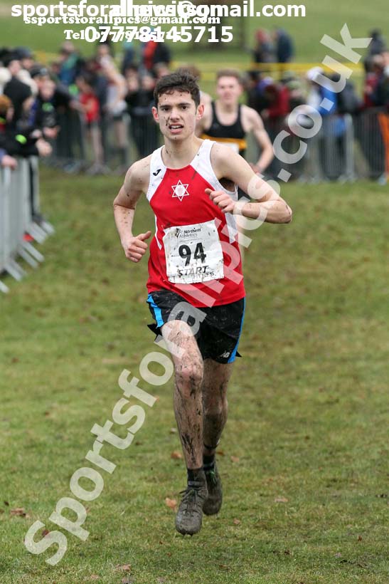 Junior mens Northern Cross Country Champs., Camp Hill Estate, Kirklington.  Photo: David T. Hewitson/Sports for All Pics